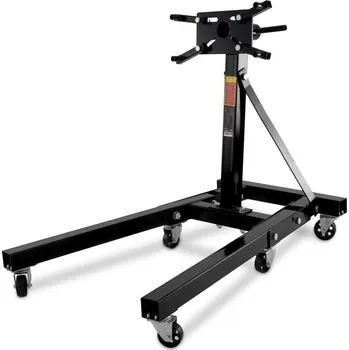 zvedák Stojan na motor BITUXX do 900 kg skládací podpěra motoru s kolečky M19871