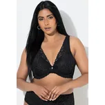 Ulla Popken, Plus size TRUYOU podprsenka s kosticemi, krajka, měkké košíčky, B-F pro plnoštíhlé nadměrná velikost, 837944100-1096, černý, 115D, Nadměrné velikosti, Plus size oblečení, Oblečení pro boubelky, Oblečení pro baculky, Oblečení pro plnoštíhlé, O