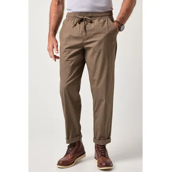 Dámské kalhoty JP1880, Plus size Natahovací kalhoty, FLEXNAMIC®, elastický pas, zúžený volný střih pro plnoštíhlé nadměrná velikost, 790142343-1454, šedý, 5XL, Plus size oblečení, Oblečení pro vysoké muže, Nadměrné velikosti, Oblečení pro plnoštíhlé.