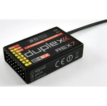 RC model JETI model JETI DUPLEX REX 7 Assist 2,4Ghz přijímač