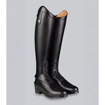 Jezdecká obuv Vysoké kožené boty Premier Equine Courbette Černá 40R
