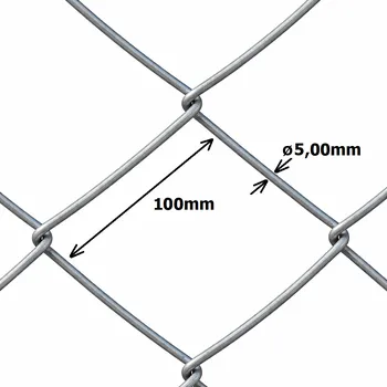 Pletivo Pletivo oborové, výška 100 cm, oko 100x100 mm, drát 5,0 mm, pozinkovaný drát, délka 10 m