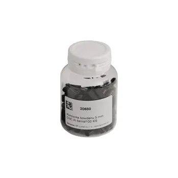 Lanko pro jízdní kolo Koncovka bowdenu 5 mm CNC Al černá/100 KS