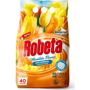 Prací prostředek Robeta univerzál prací prášek 3 kg, 40 dávek