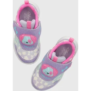 Chlapecké tenisky Dětské sneakers boty Skechers GLIMMER KICKS 302698N fialová 04X, EUR 22