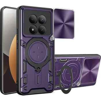 Pouzdro na mobilní telefon Techsuit - CamGuard Pro - Poco M8 Pro 5G - fialová