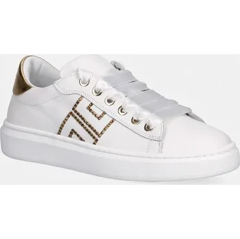 Chlapecké tenisky Dětské kožené tenisky Elisabetta Franchi F4A9.E0504 bílá 00X, EUR 35