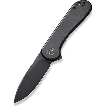 WE Elementum Nůž Černá Titanová Rukojeť Černá Stonewashed CPM 20CV Čepel WE18062X-3