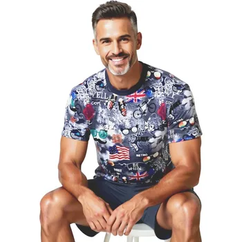 Pánské pyžamo Pánské Pyžamo Krátké FOLTÝN PK 541 Velikost: 6XL