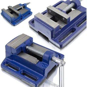 Svěrák Zámečnický svěrák 100mm tvrzené čelisti BITUXX strojní ocelový MS15721