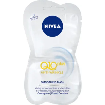 Nivea Q10 Power vyhlazující maska proti vráskám, 2 × 7,5 ml