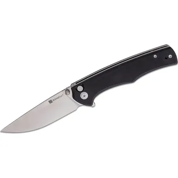 kapesní nůž SENCUT Crowley Černá rukojeť G10, saténově dokončená čepel D2 S21012-4