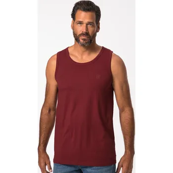 Pánské tílko JP1880, Plus size Tílko, kolekce Basic, bez rukávů, do 10XL pro plnoštíhlé nadměrná velikost, 705145542-1454, hnědý, 5XL, Plus size oblečení, Oblečení pro vysoké muže, Nadměrné velikosti, Oblečení pro plnoštíhlé.