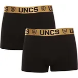 2PACK pánské boxerky UNCS Goldman nadrozměr (19Z038PSPP) 4XL
