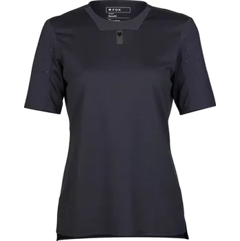 cyklistický dres FOX Womens Defend SS Jersey - black XS