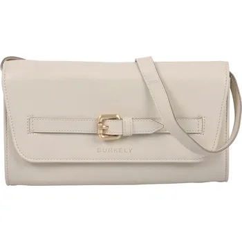 Kabelka Dámská crossbody kožená kabelka Burkely Clutch - krémová