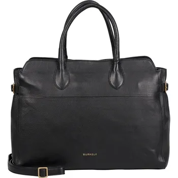 Kabelka Dámská kožená kabelka na notebook Burkely Miata - černá