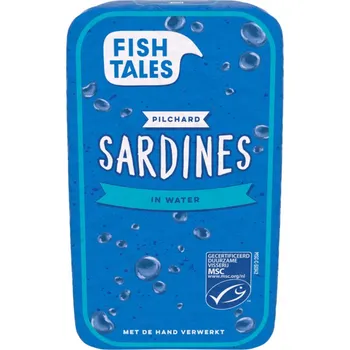 konzervovaná ryba Fish Tales Sardinky ve vodě 120g MSC