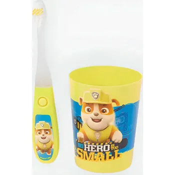 Elektrický zubní kartáček For Kids Dětský zubní kartáček s časovačem žlutý - Rubble