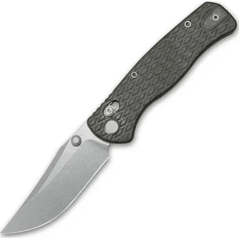 GEO Knife Sharp Shadow SW M390 Blade Tiger Stripe Pattern Flamed Ti