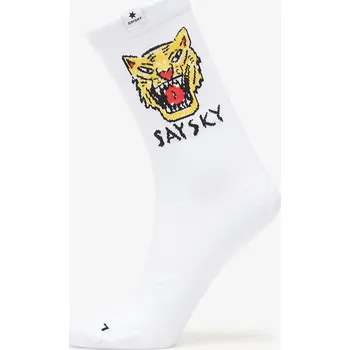 Pánské oblečení Ponožky SAYSKY Combat High Socks White M-L