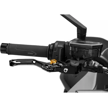 Auto-moto PUIG Páčka brzdy bez adaptéru PUIG 4.0 4130NO krátké černá/zlatá