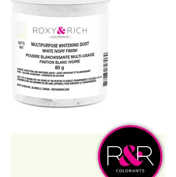 ROXY & RICH VÍCEÚČELOVÉ BĚLIDLO V PRÁŠKU SLONOVINOVÁ WHITE IVORY 80g