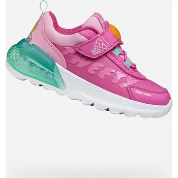 Dívčí tenisky Geox Dívčí Růžové dívčí svítící tenisky Geox Activart Illuminus Růžová 26 (3006039)