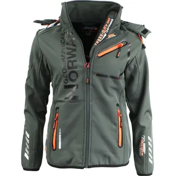 Dámská bunda GEOGRAPHICAL NORWAY bunda dámská REINE LADY 056 EO softshell L tmavě šedá