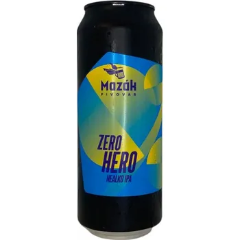 Pivo Pivovar Mazák Zero Hero free 0,5l plech pivovar Mazák