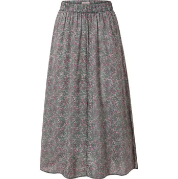 Dámská sukně 658005 - Tchibo - Květovaná sukně midi - pro ženy - vel. 44 - barva: vícebarevná/květovaný