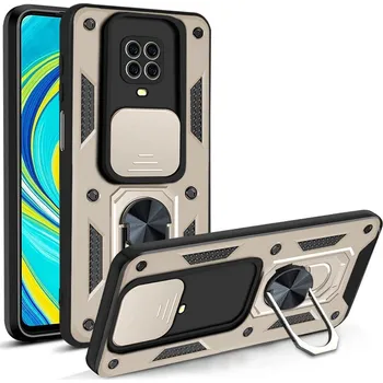 Náhradní kryt pro mobilní telefon Techsuit - Kryt CamShield Series - Xiaomi Redmi Note 9 Pro Max - zlatý