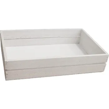 Úložný box Dřevěná bedýnka malá D3578/M - 34 x 22 x 7 cm