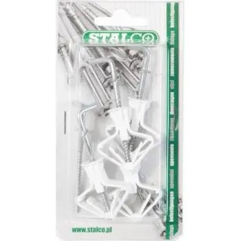 Hmoždinka Hmoždinka OLA s pravoúhlým háčkem, BOLA-H, STALCO, bal.4 ks