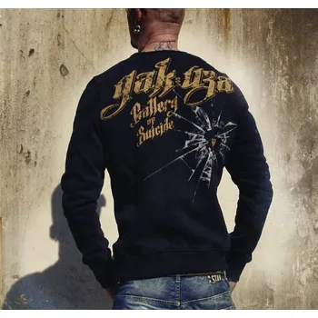 Pánská mikina Pánská mikina Yakuza SW-26 black velikost: S