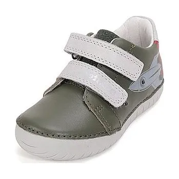 Chlapecké polobotky D.D.STEP chlapecké tenisky S050-61691BM zelené-svítící 27