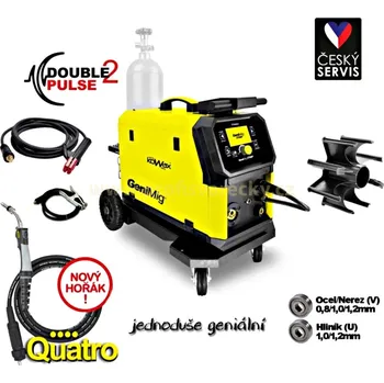 Svářečka Kowax Set 1 Kowax GeniMig 270DP + hořák 4 m QUATRO + kabely