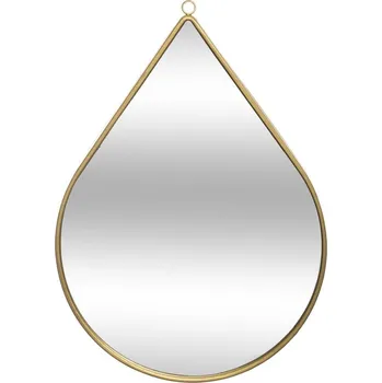 Zrcadlo Nástěnné zrcadlo DROP zlaté