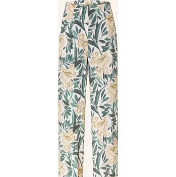 Dámské kalhoty Ted Baker Dámské Kalhoty Griesha, krémová / zelená / světle...