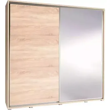 Předsíňová stěna Skříň Se Zrcadlem Penelopa 205 cm Dub Sonoma