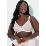 Ulla Popken, Plus size Podprsenka s kosticemi, tvarovaná, žakárová krajka pro plnoštíhlé nadměrná velikost, 812655508-1121, růžový, 90F, Nadměrné velikosti, Plus size oblečení, Oblečení pro boubelky, Oblečení pro baculky, Oblečení pro plnoštíhlé, Oblečení