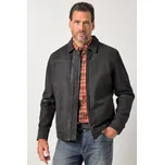 JP1880, Plus size Kožená bunda JP1880, pravá jehněčí kůže, bluzon, límeček, do 7XL pro plnoštíhlé nadměrná velikost, 846446100-1453, černý, 4XL, Plus size oblečení, Oblečení pro vysoké muže, Nadměrné velikosti, Oblečení pro plnoštíhlé.