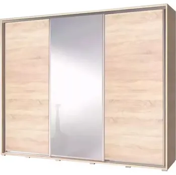 Předsíňová stěna Skříň Se Zrcadlem Penelopa 255 cm Dub Sonoma