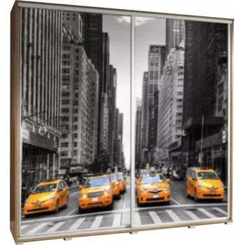 Šatní skříň Skříň Penelopa 205 cm Taxi 2