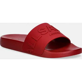 Dámské pantofle Pantofle AllSaints Biggy Slider W044FA.RED červená 33X, EUR 37
