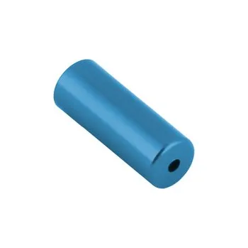 Lanko pro jízdní kolo Koncovka bowdenu 4 mm CNC Al modrá