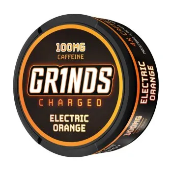 GRINDS Energetické sáčky, 100mg - Electric Orange