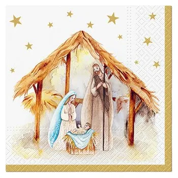 Papírový ubrousek Ubrousky PAW Dekor L (20ks) Holy Family Blessing