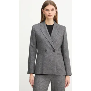 Dámské sako Sako s přídavkem vlny Marella Emme by Marella 2525046082200 šedá 90X, vel. 38