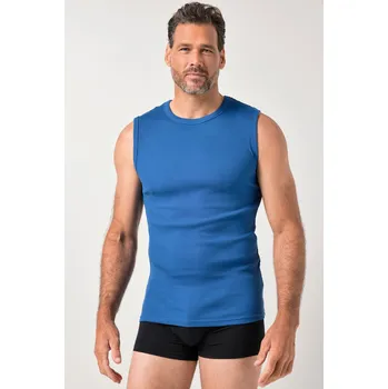 Pánské tričko JP1880, Plus size Podvlékací tričko, žebrovaný žerzej, široká ramínka, do 8XL pro plnoštíhlé nadměrná velikost, 829407752-1456, modrý, 7XL, Plus size oblečení, Oblečení pro vysoké muže, Nadměrné velikosti, Oblečení pro plnoštíhlé.